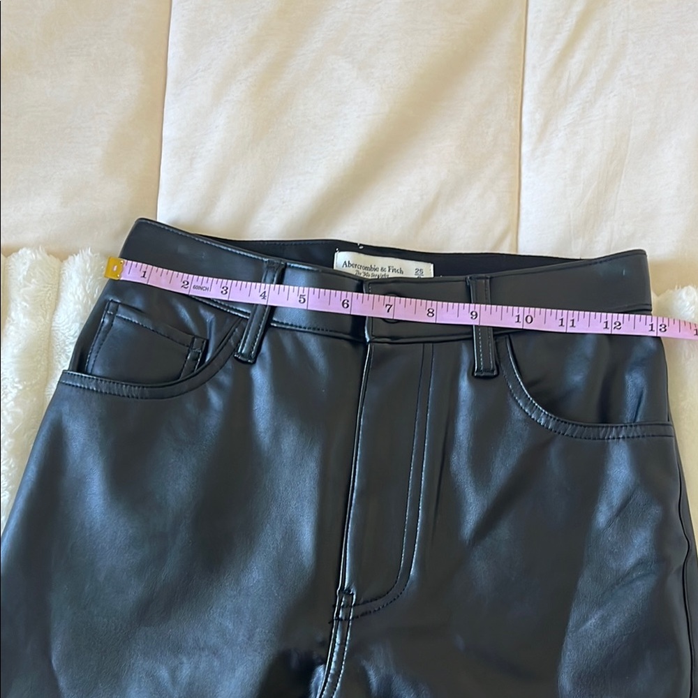 Abercrombie & Fitch Black Leather Pants - Picture 10 of 10